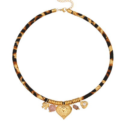 Collana Motivo Leopardato
