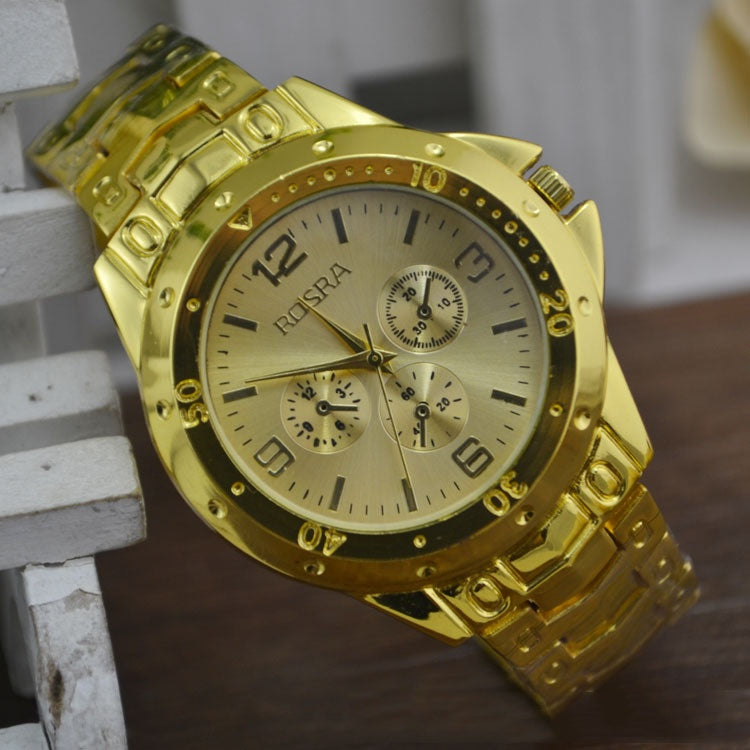 Orologio numeri romani oro