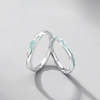 Anello coppia argento