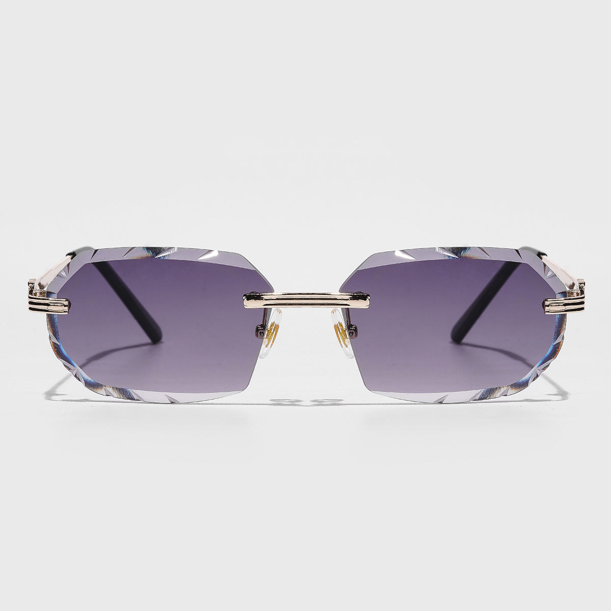 Occhiali montatura metallo taglio diamante