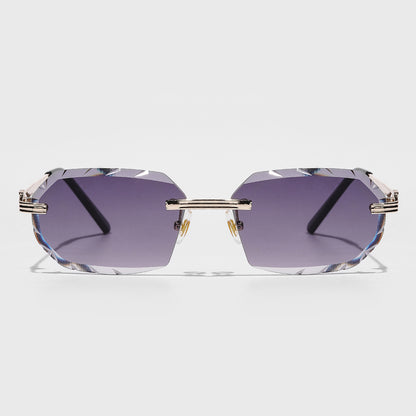 Occhiali montatura metallo taglio diamante