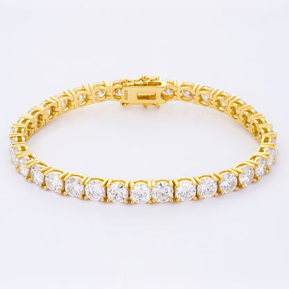 Bracciale moissanite argento da ragazza