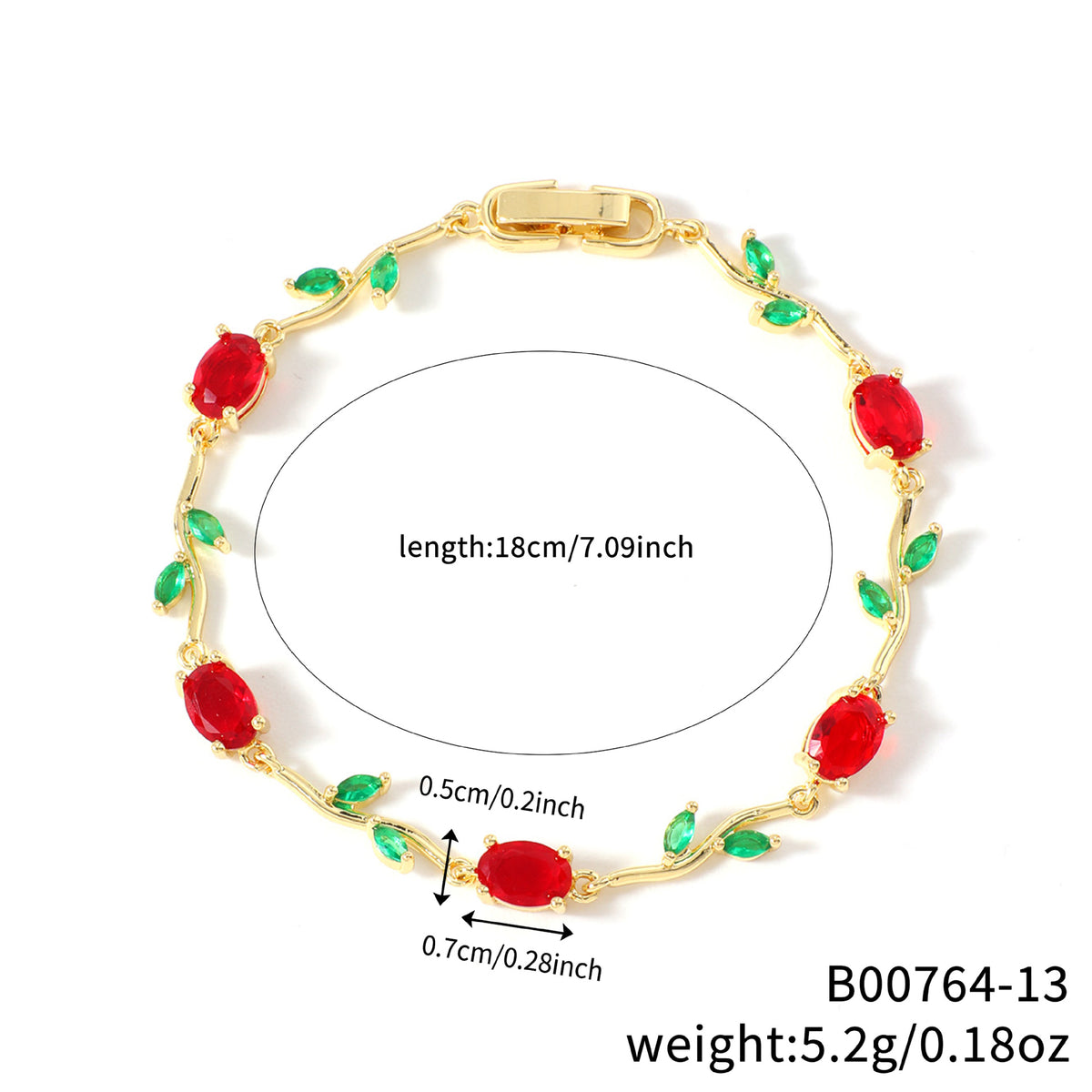 Bracciale Zircone Geometrico