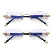 Occhiali da lettura rimless