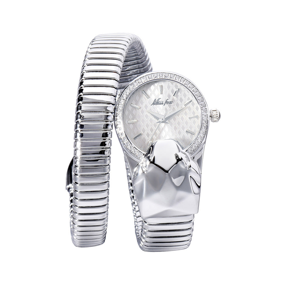 Orologio Serpente Cristalli
