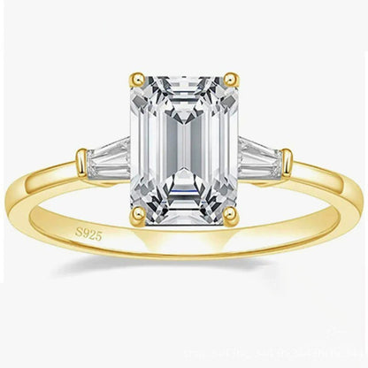 Anello smeraldo zircone da donna