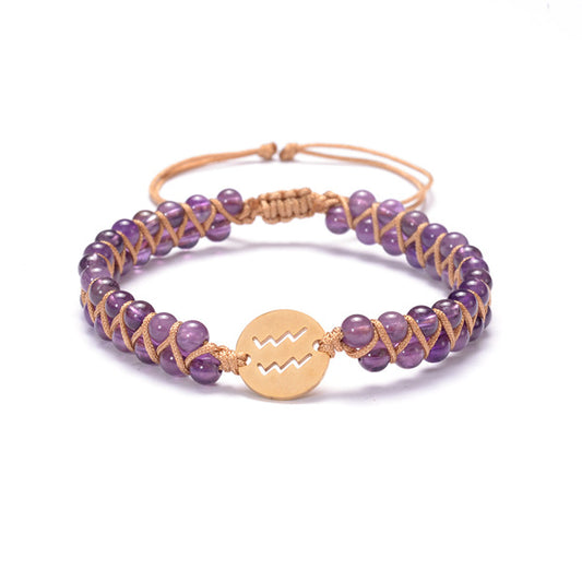Bracciale zodiacale pietra natale