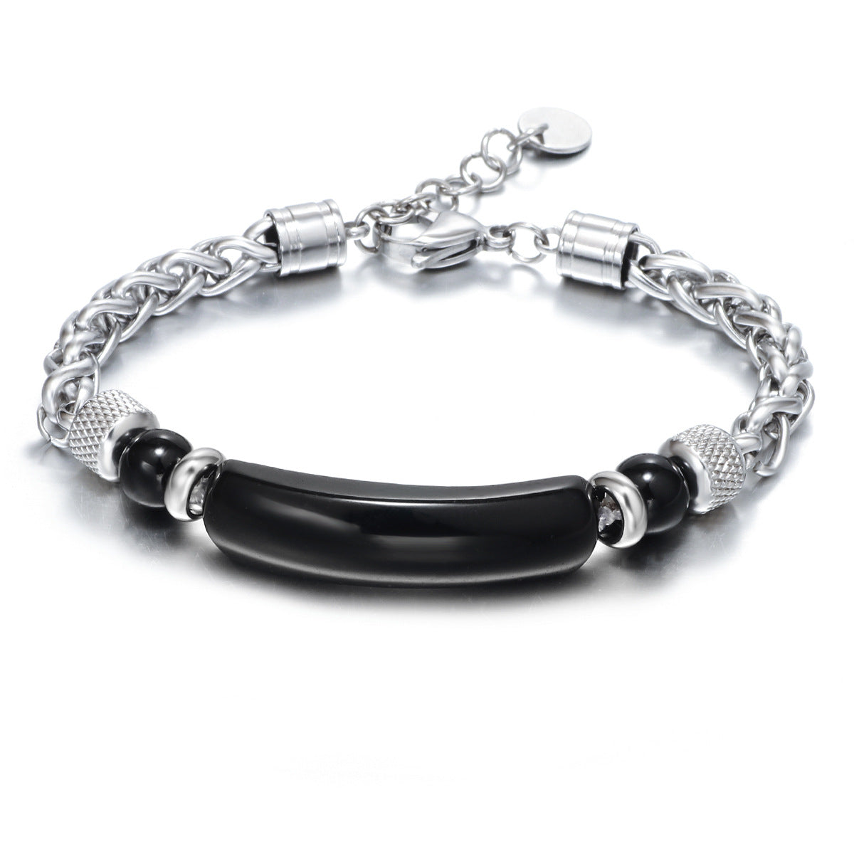 Bracciale occhio di tigre da uomo