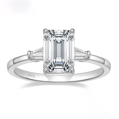 Anello smeraldo zircone da donna