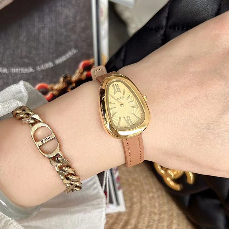 Orologio da donna cinturino pelle di lusso