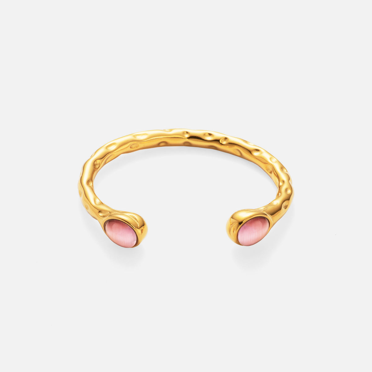 Bracciale titanio oro zircone