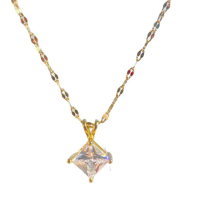 Collana ciondolo zircone bambini