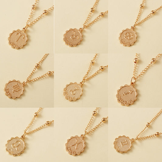 Collana segni zodiacali moneta