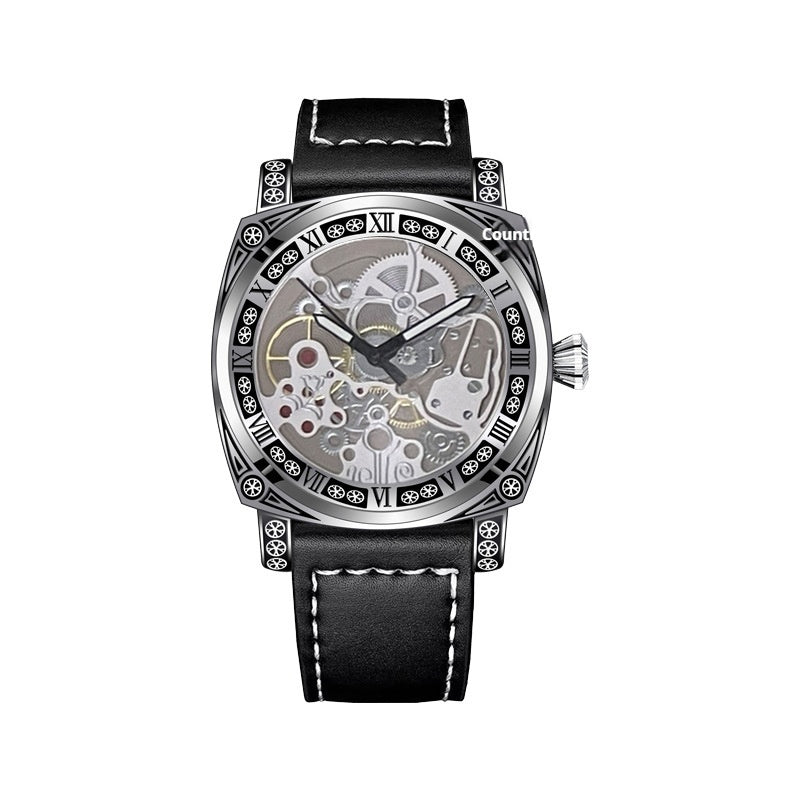 Orologio da uomo resistente all'acqua luminescente