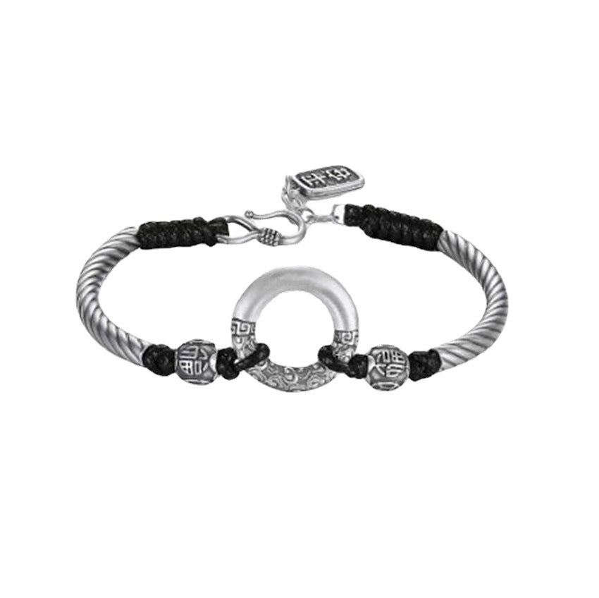 Bracciale Intrecciato in argento 999