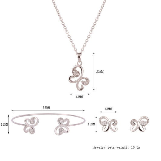 Set gioielli farfalla