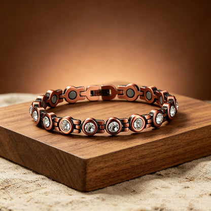 Bracciale Rame Cristalli