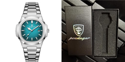 Orologio quarzo sottile impermeabile
