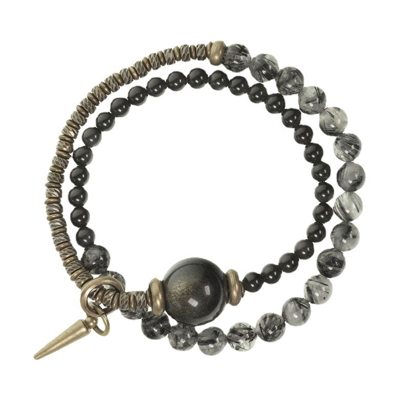 Bracciale cristallo capelli