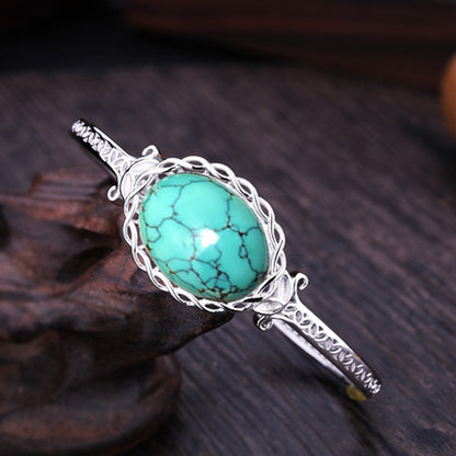Bracciale argento turchese