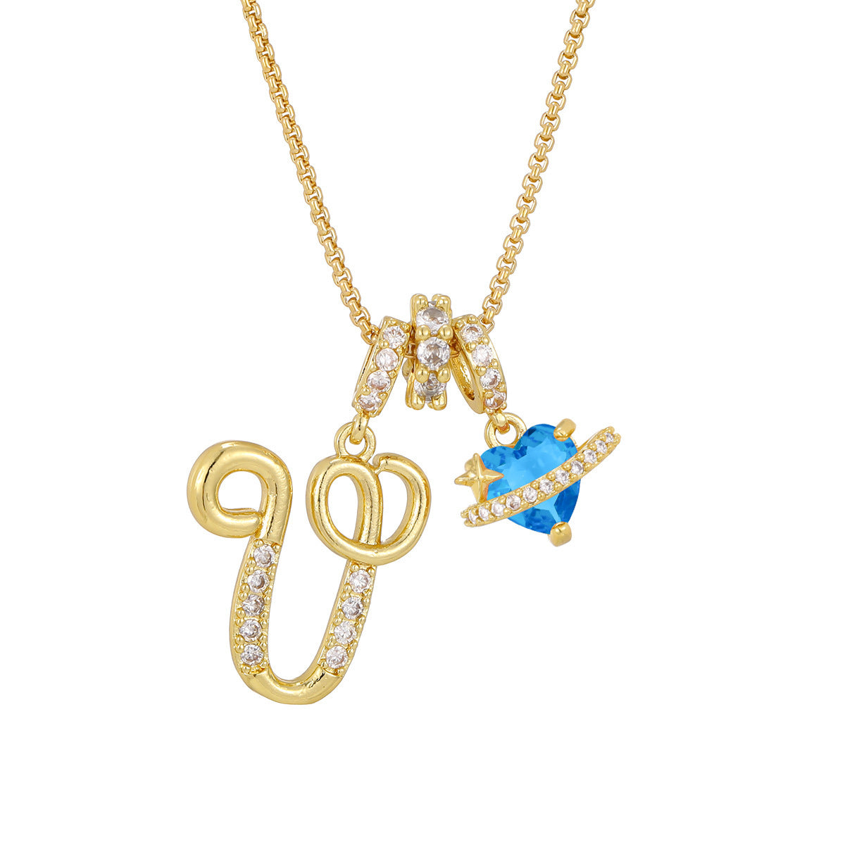 Collana lettere alfabeto da bambina