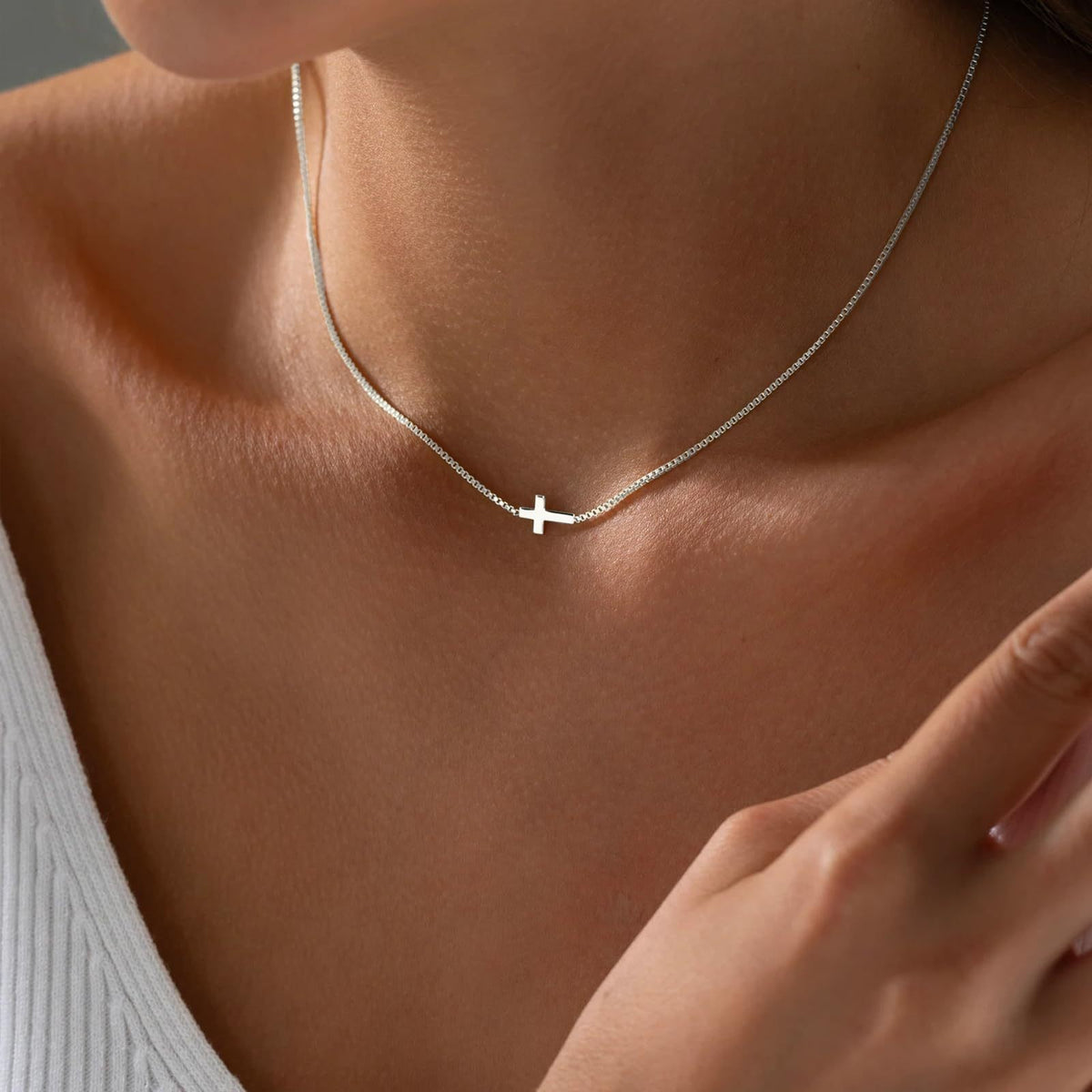 Collana croce da donna