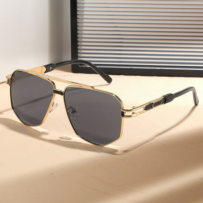 Occhiali da sole uomo metallo lusso