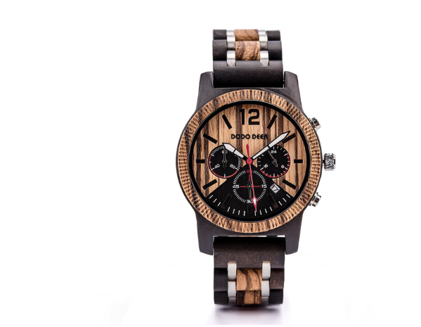 Orologio uomo legno casual