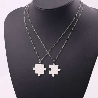 Collana puzzle geometrica