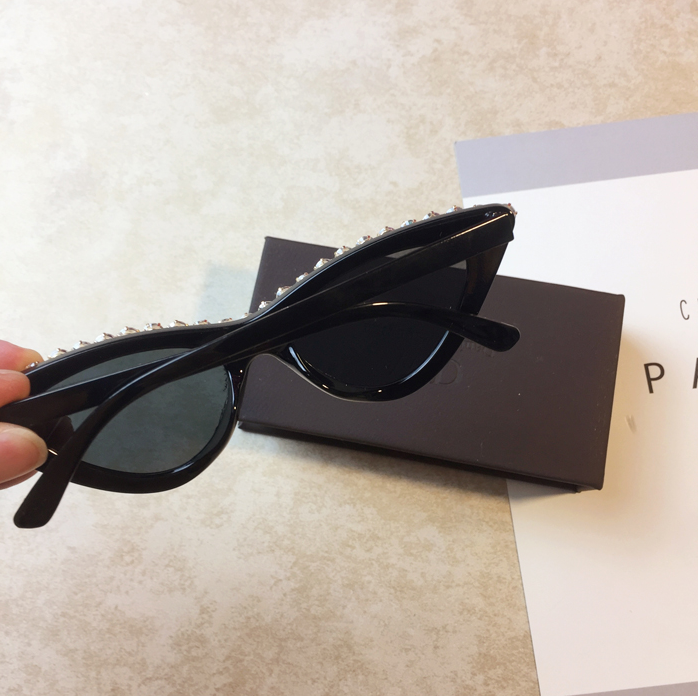 Occhiali da sole cat-eye donna diamante