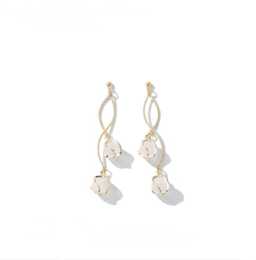 Clip Orecchio Opale