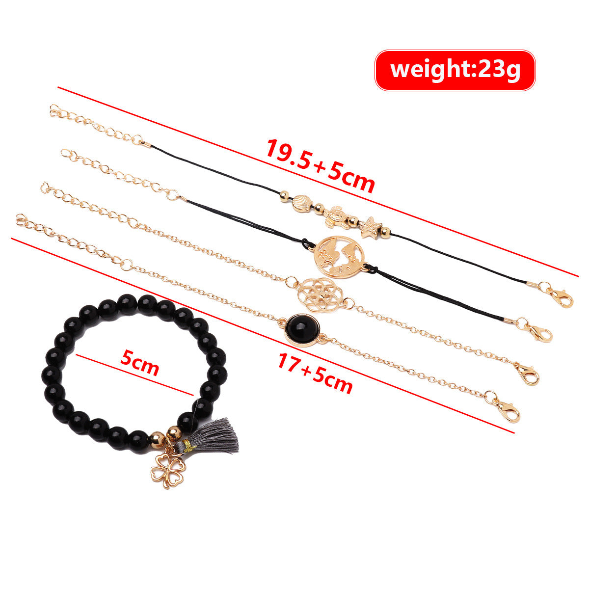 Set bracciali tartaruga