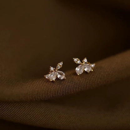 Orecchini farfalla diamante argento 925