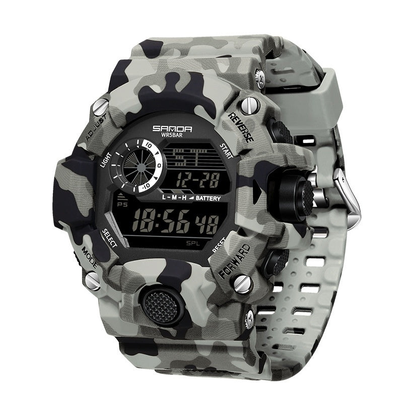 Orologio sportivo mimetico multifunzionale