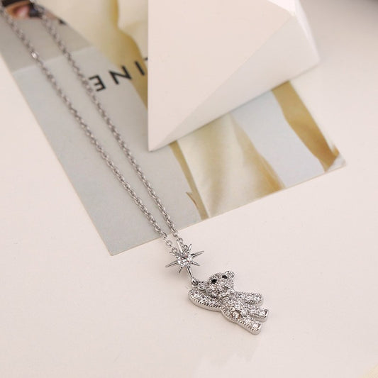 Collana Orso in Titanio