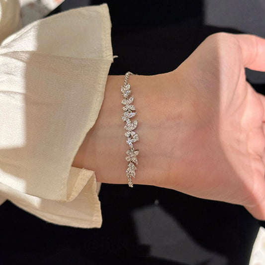 Bracciale farfalla zircone e diamanti