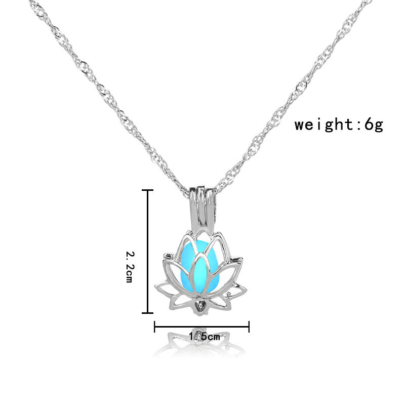 Collana loto fosforescente