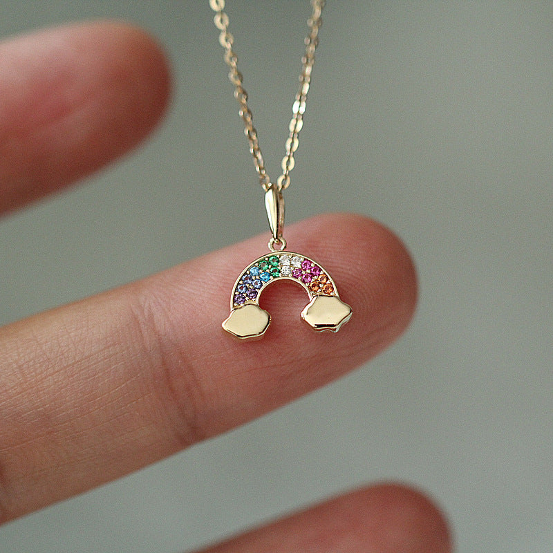 Ciondolo zircone arcobaleno