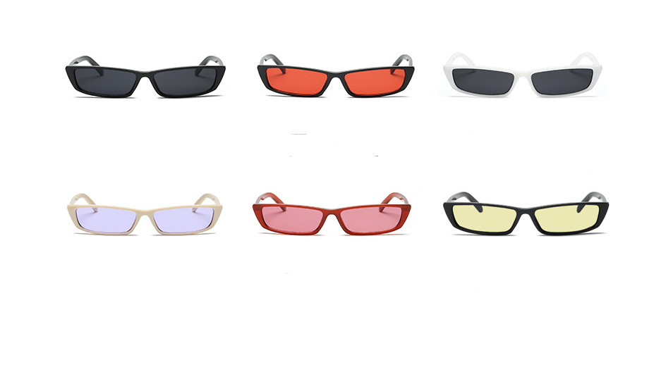 Occhiali da sole quadrati small-frame da donna