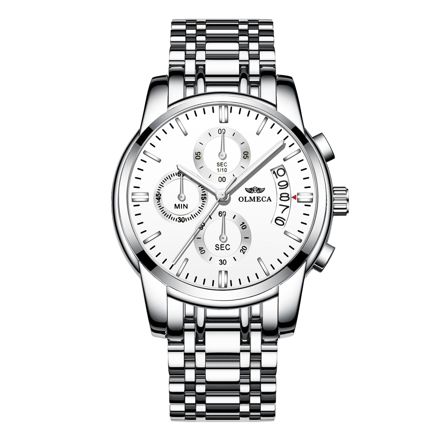 Orologio acciaio luminoso farfalla