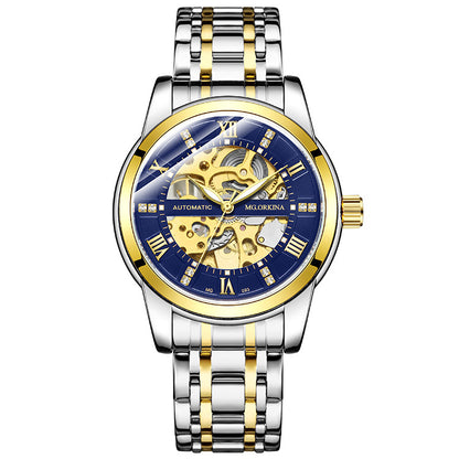 Orologio automatico acciaio cavo luminoso