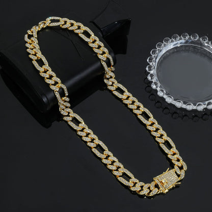 Collana catena Figaro hip-hop