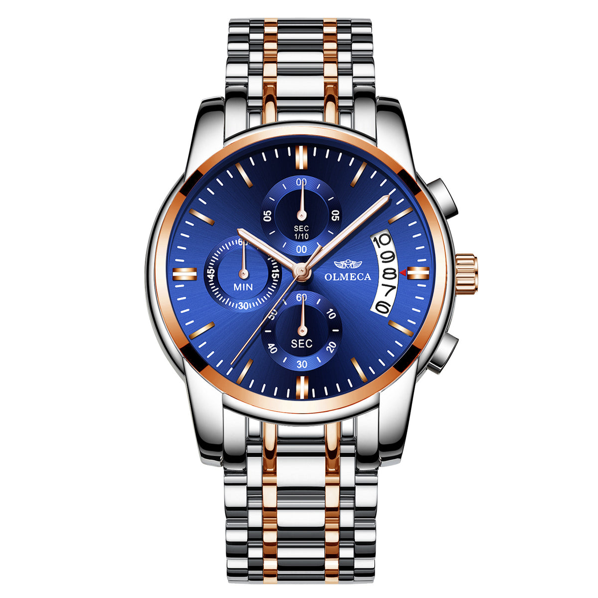 Orologio acciaio luminoso farfalla
