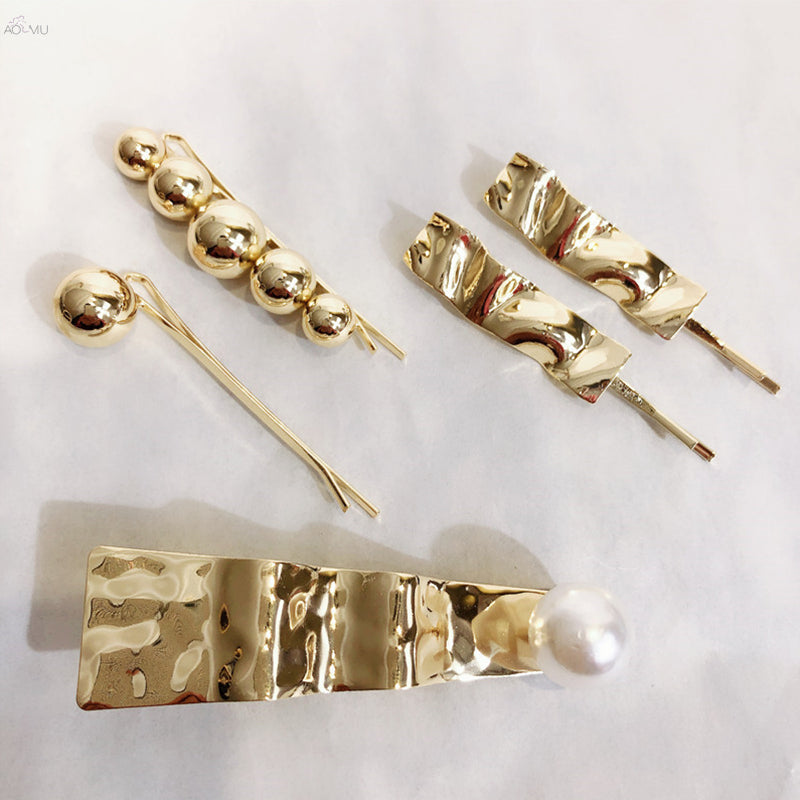 Clip capelli perla