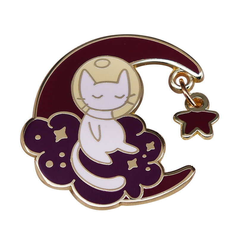 Spilla gatto astronauta