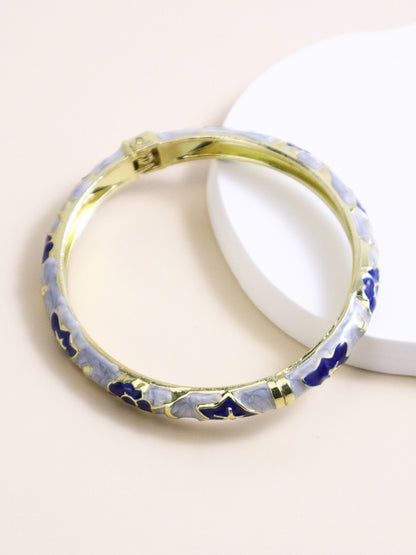 Bracciale smalto fiori