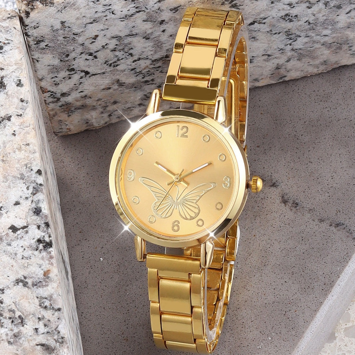 Orologio con quadrante farfalla