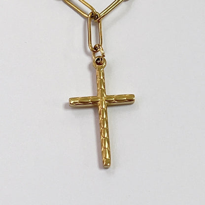 Croce pendente acciaio