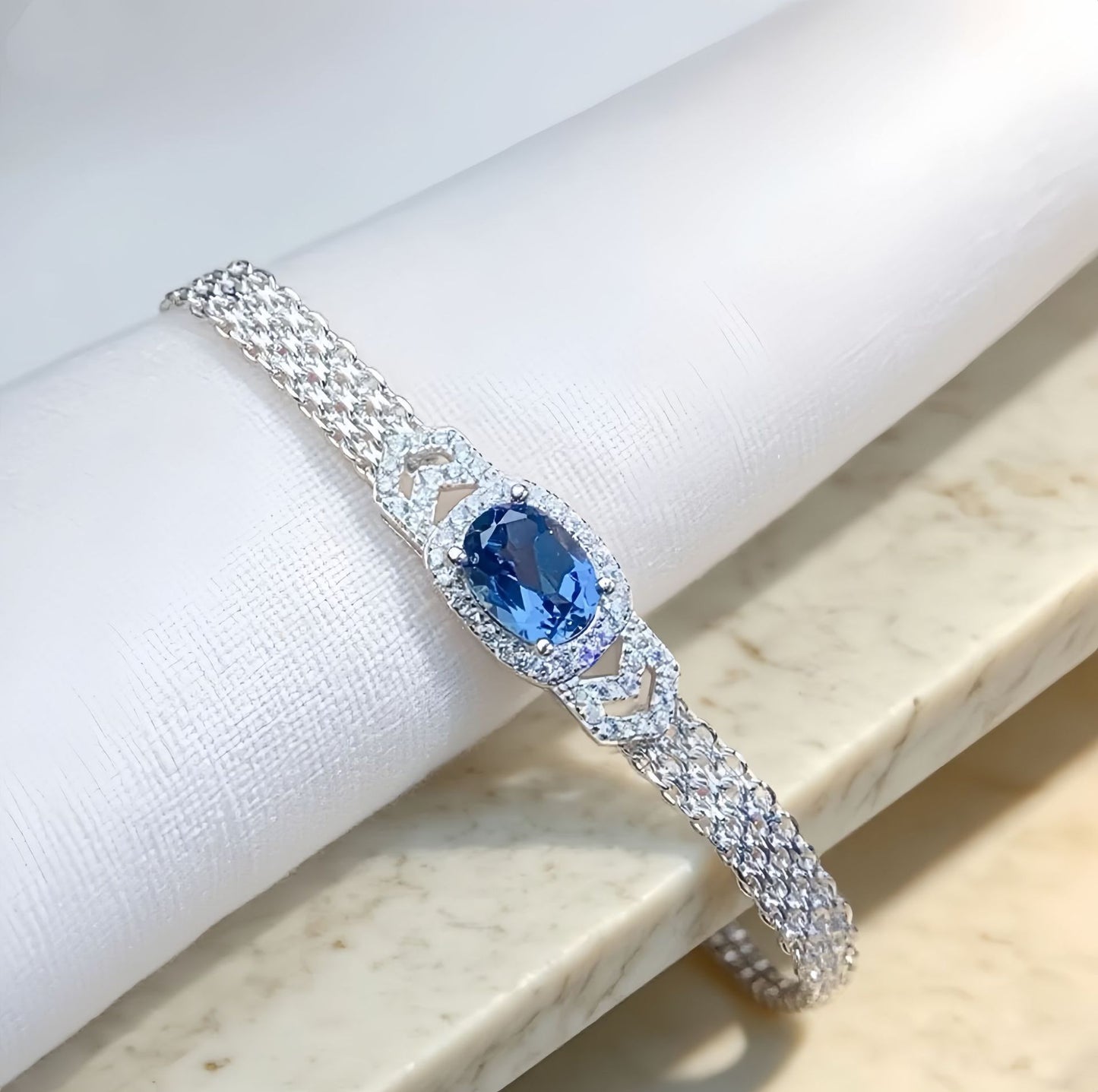 Bracciale topazio naturale
