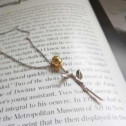 Collana argento piccolo principe